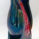 Vase Vallauris forme libre moderniste 1950-60 Bleu rouge