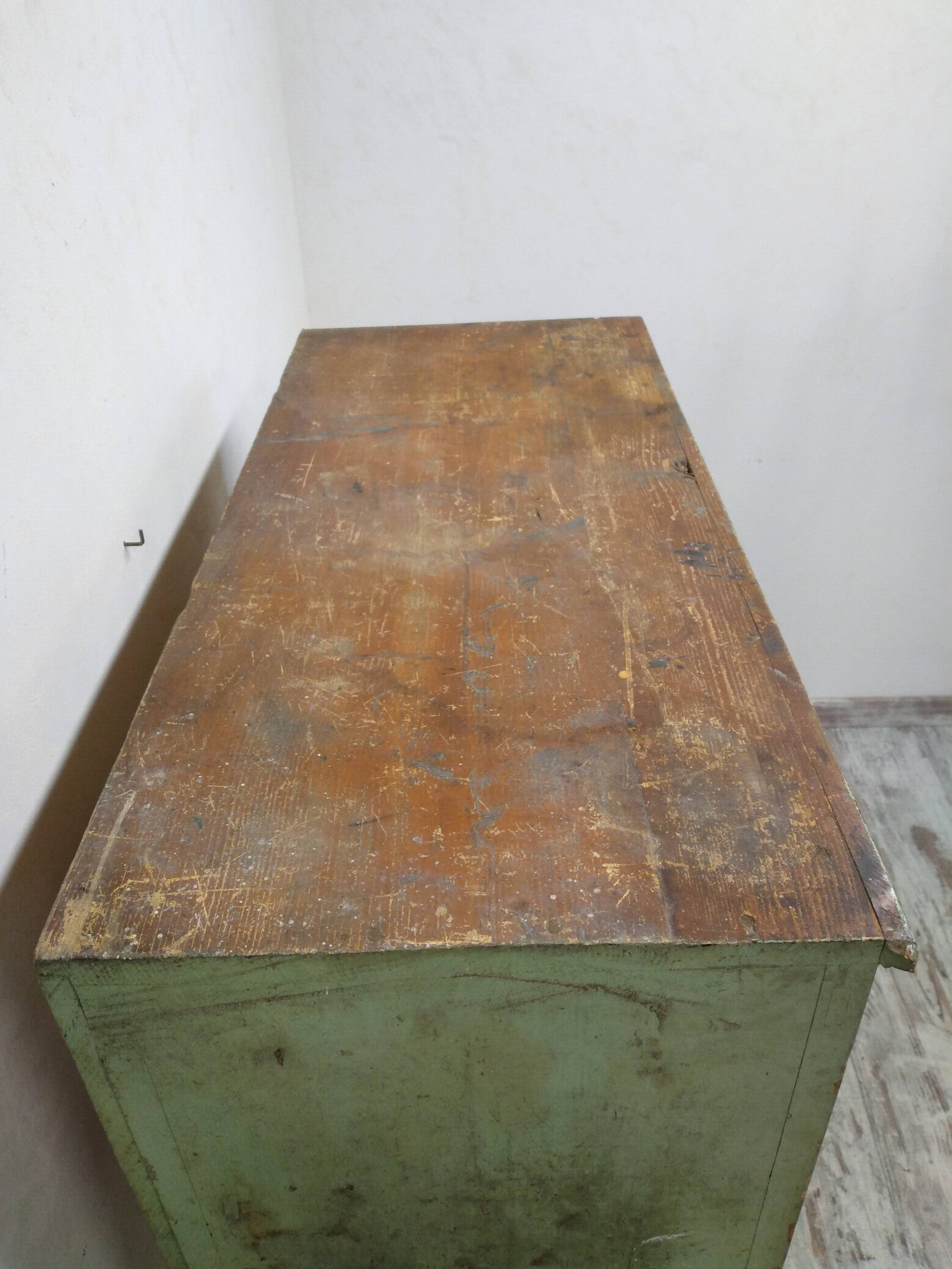 Antique glazed furniture / showcase