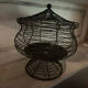 Wrought iron candle holder