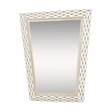 Vintage metal mirror, France 1950's