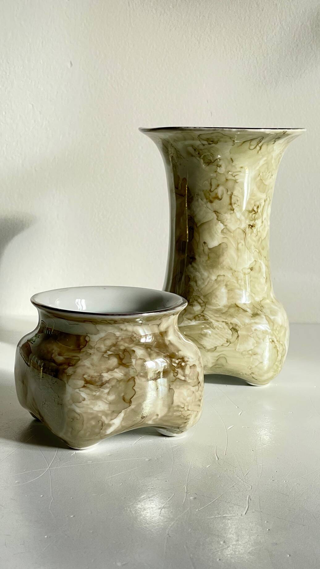 VASES Karolina Porcelaine Pologne ANNEES 70/80