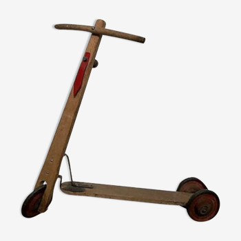 2211787 Old wooden scooter toy 1960s