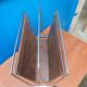 Magazine-holder chrome steel imitation leather stitched
