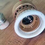 Antique giant brass light bulb socket 1900