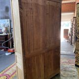 Aero gummed solid oak bookcase 19th