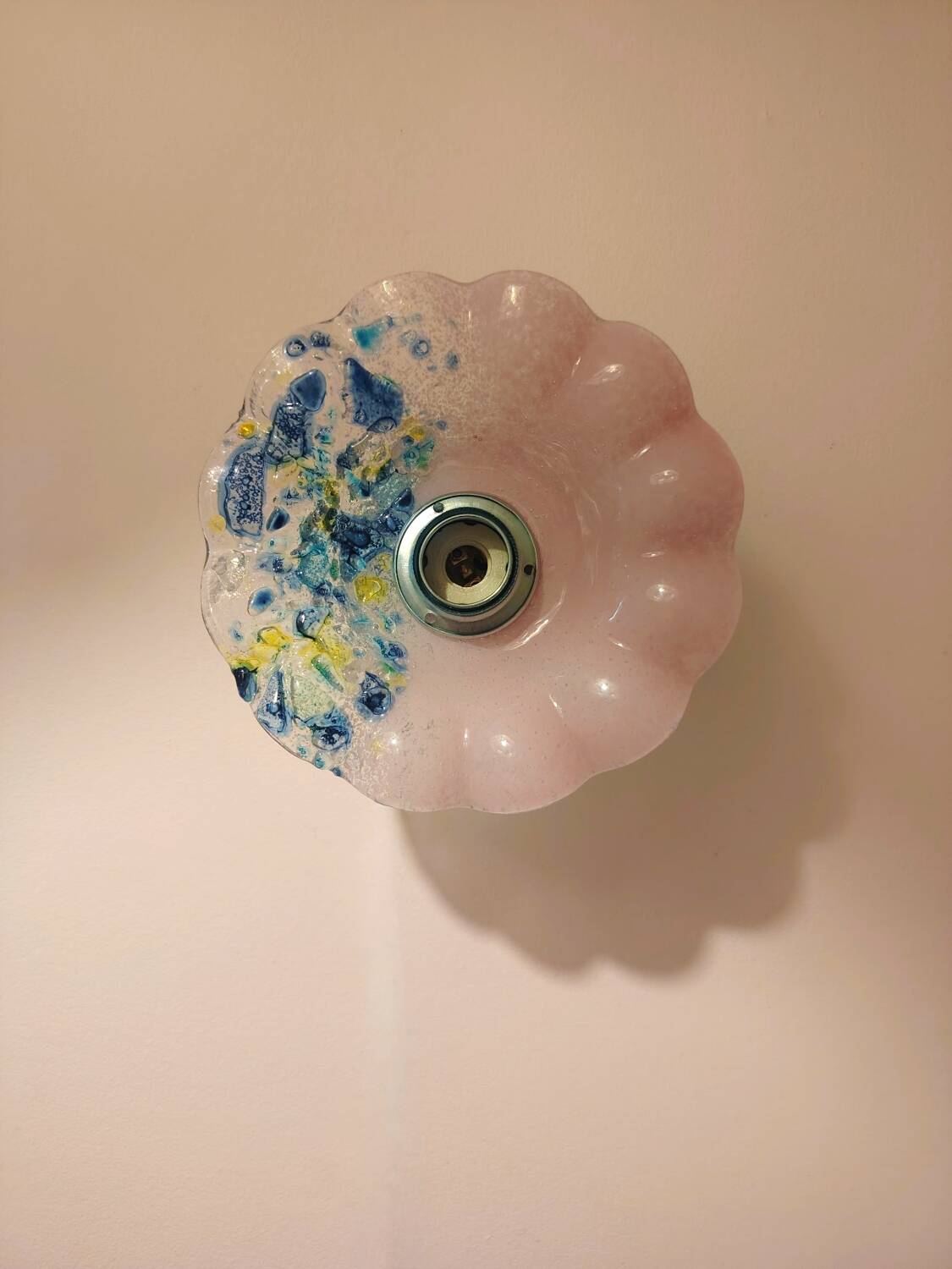 Murano flower wall light