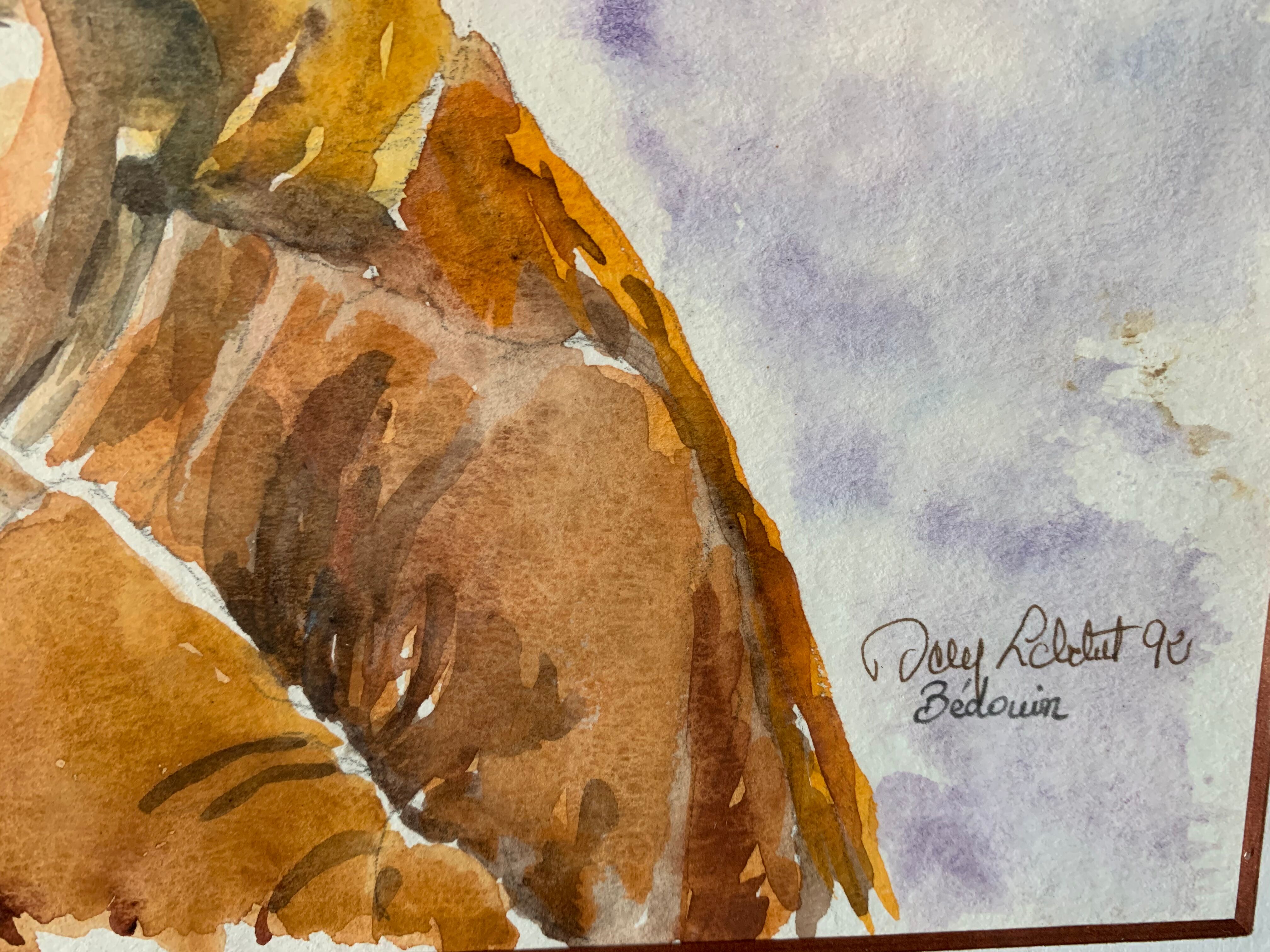 Bedouin watercolour painting