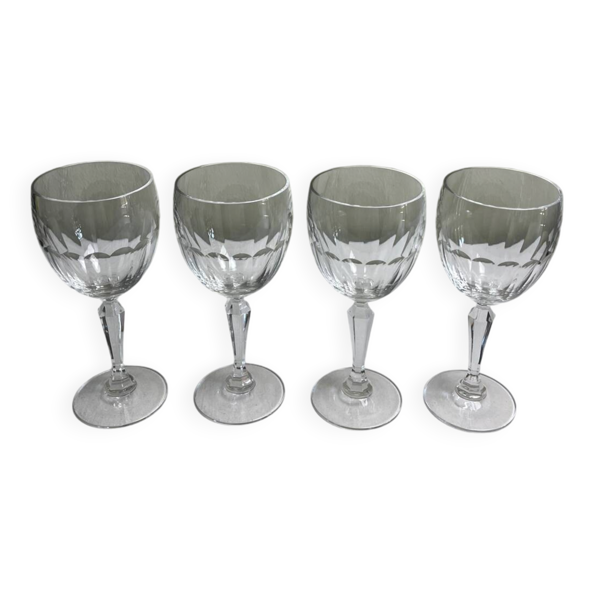 Crystal wine glass