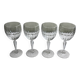 Crystal wine glass