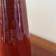 Vintage striped red vase (1950-1970) by the Metzler & Ortloff factory.