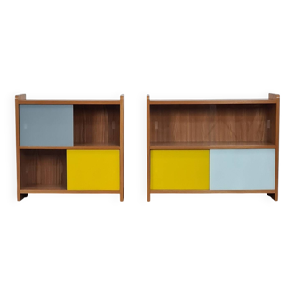 2 bibliothèques vintage