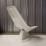 Sun lounger armchair, Les Plastiques de Bourgogne, 1970