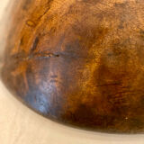 Plat ancien africain en bois exotique