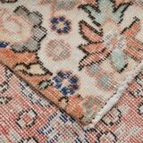 Red & Orange Large Turkish Vintage Rug, 261x351Cm