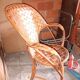 Fauteuil rotin vintage
