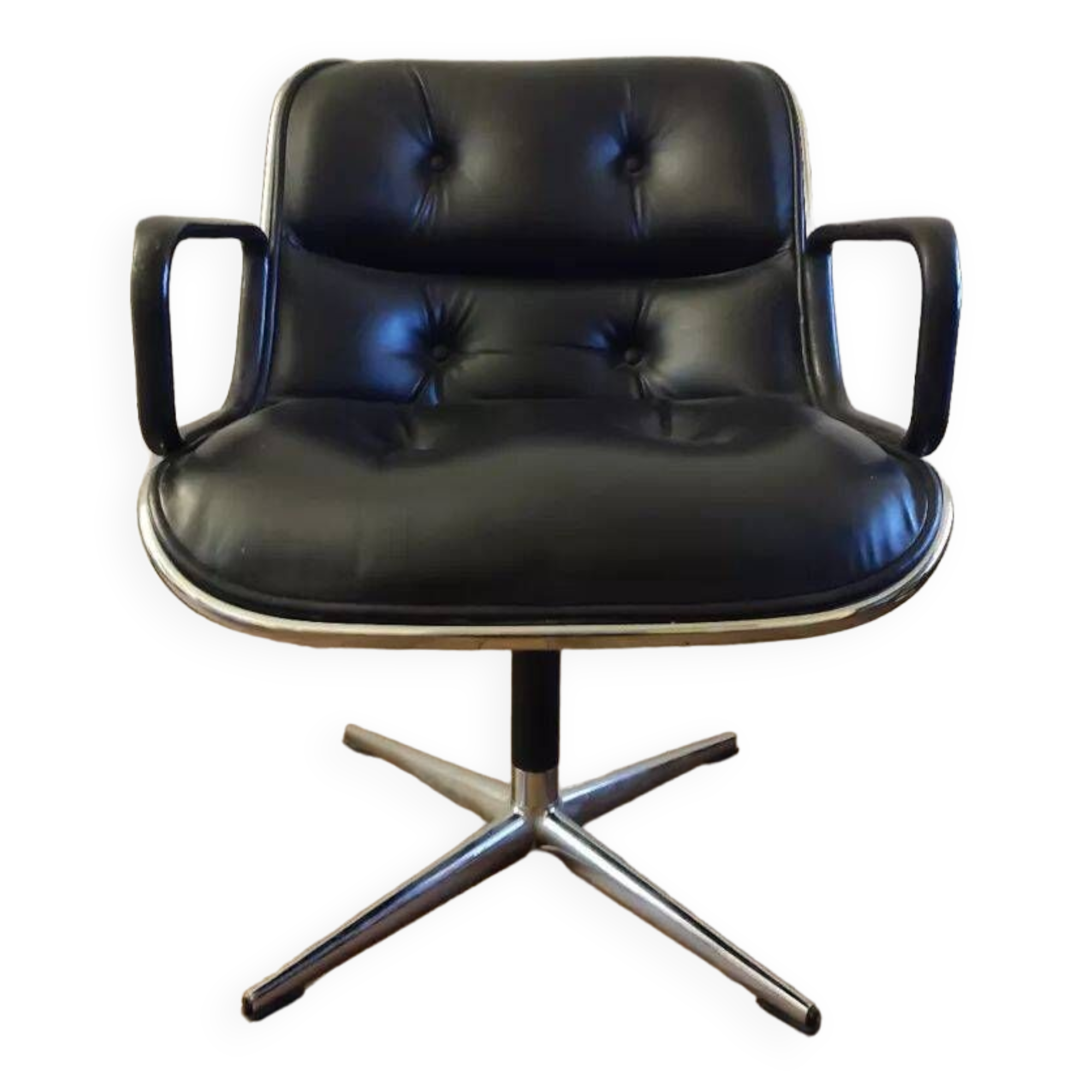 Executive chair by Charles Pollock for Knoll