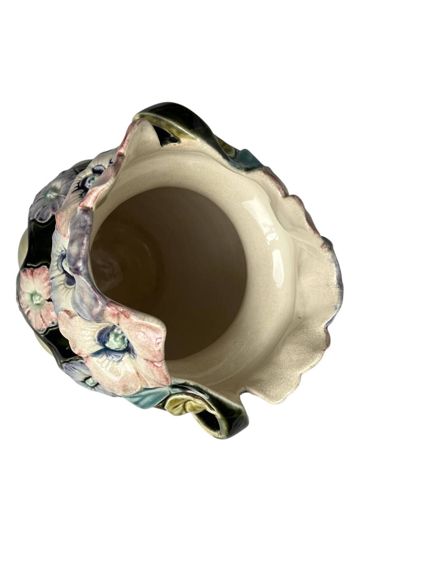 Art Nouveau, barbotine vase by Bruyn Fives-Lille around 1900