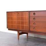 Buffet en teck du milieu du siècle par Rolf Rastad et Adolf Relling pour Gustav Bahus