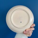Set of 6 Longchamp blue flower soup plates