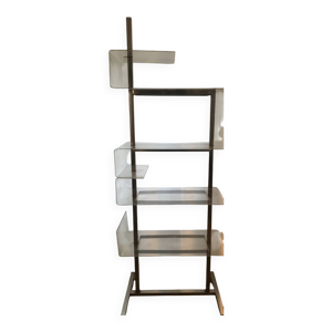 Étagère métal et plexiglass