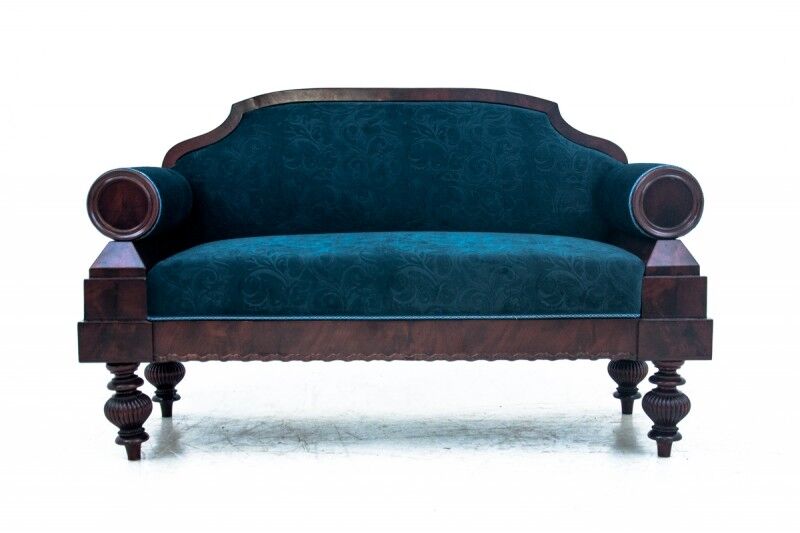 Antique sofa, Northern Europe, circa 1870. Renovated.