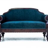 Antique sofa, Northern Europe, circa 1870. Renovated.