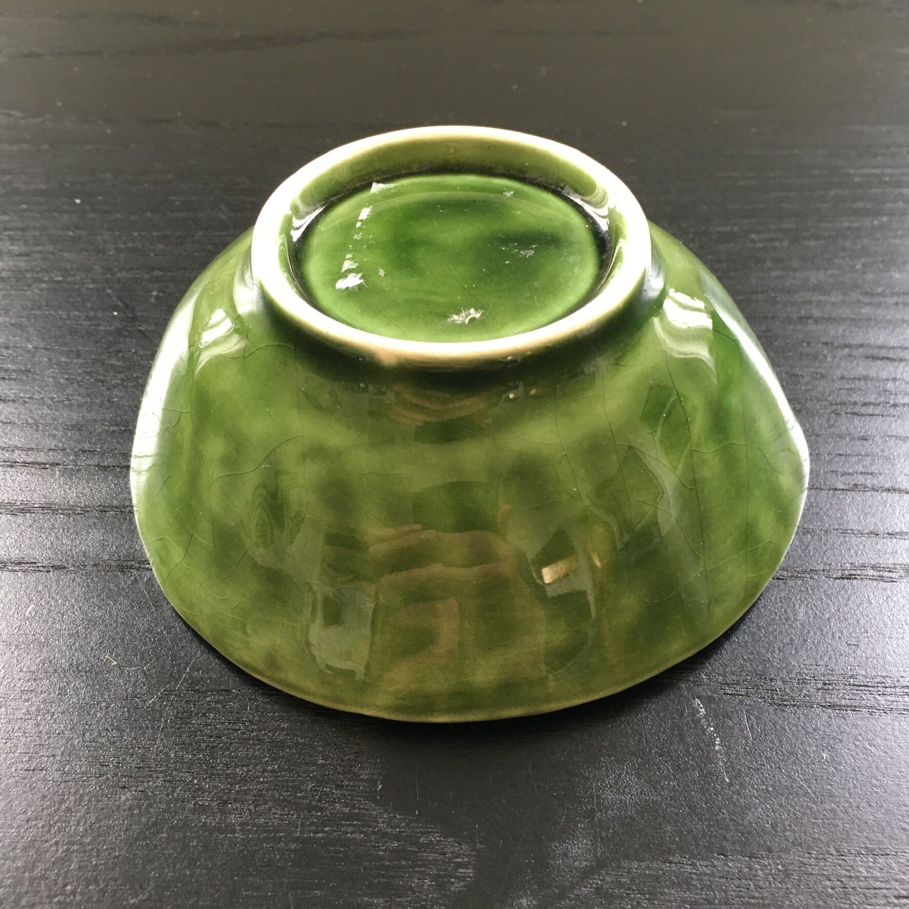 Green leaf cup