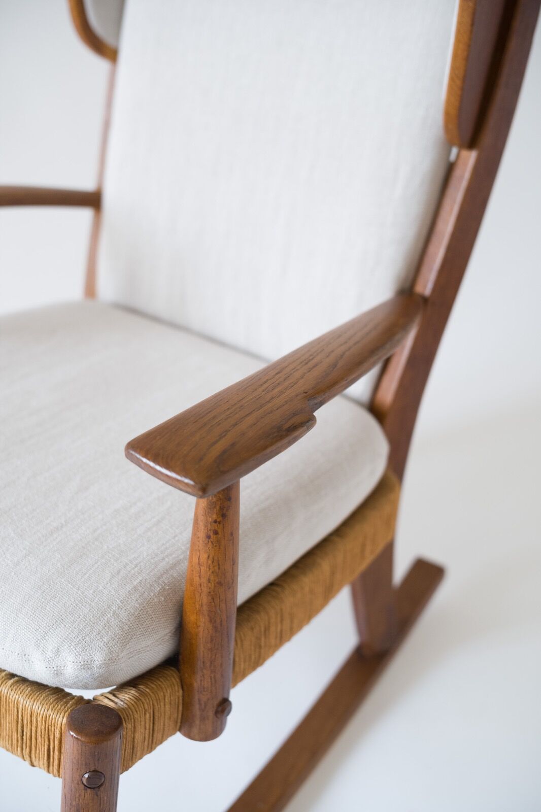 Vintage oak rocking chair