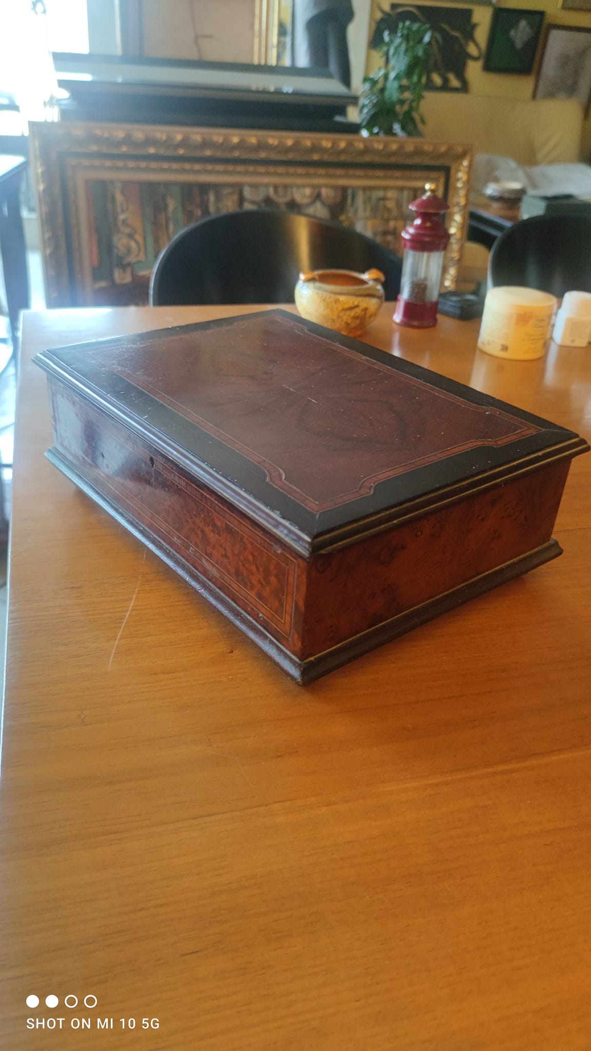 Napoleon III era box in Amaranth