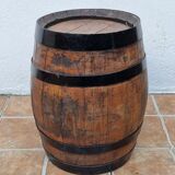 Barrel in oak surrounded by ancient metal, 38 cm