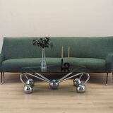 Green melange sofa, Danish design, 1970s, production: Denmark
