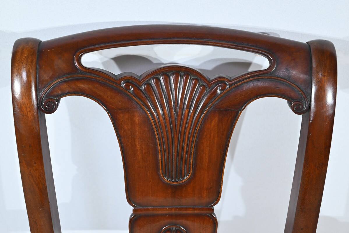 Suite of 5 Cuban Mahogany Chairs, Restoration Period – Early 19th Century