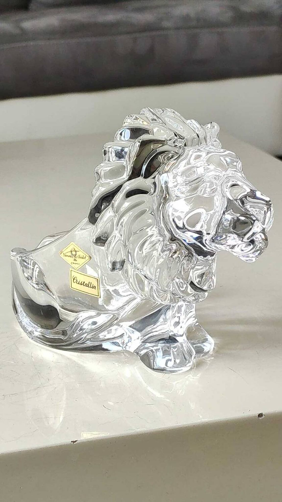 Lion effigy ashtray/Vannes Le Châtel/Art Vannes France