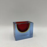 Sommerso Murano ashtray or pocket emptier 1960