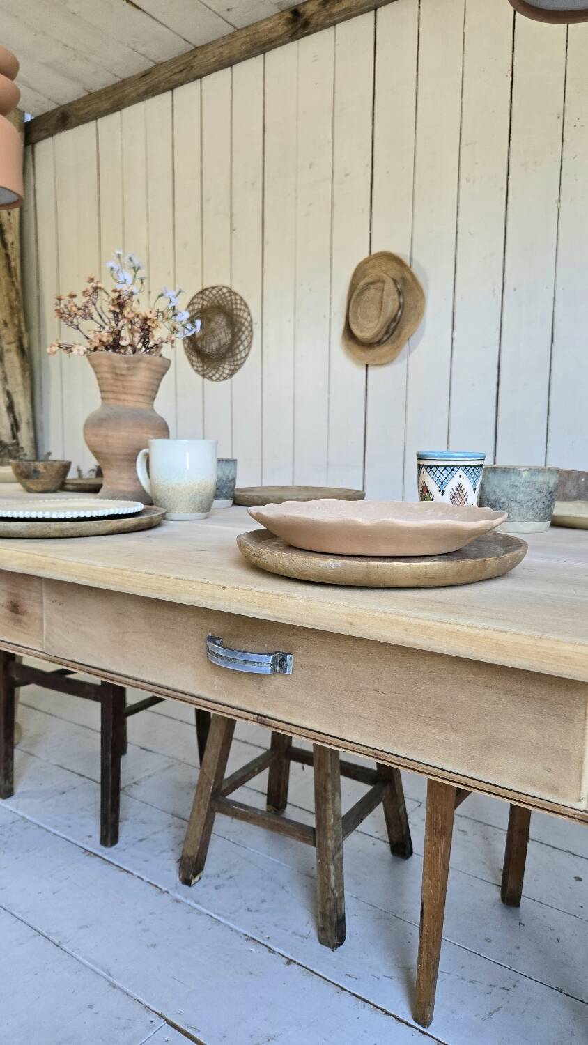 Table de ferme avec rallonges