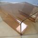 1970 smoked plexi coffee table