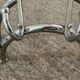 Circular chromed metal coat rack from the 50s-60s