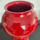 Vintage standing vase in glazed ceramic 70s