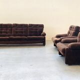 3-seater sofa and 2 armchairs from the 70s – coronado & tobia scarpa for b&b ialia