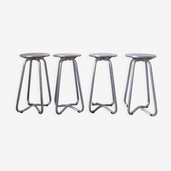 Set of 4 vintage habitat stools