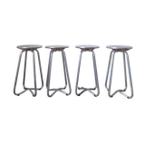 Set of 4 vintage habitat stools