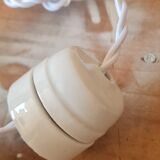 Vintage glass pendant lamp