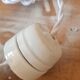 Vintage glass pendant lamp