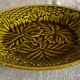 4 plates barbotine Gien
