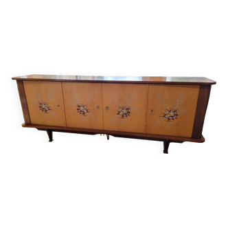 Decorated 1960s sideboard