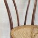 Bistro chair in bentwood and canework - mid. 20th century
