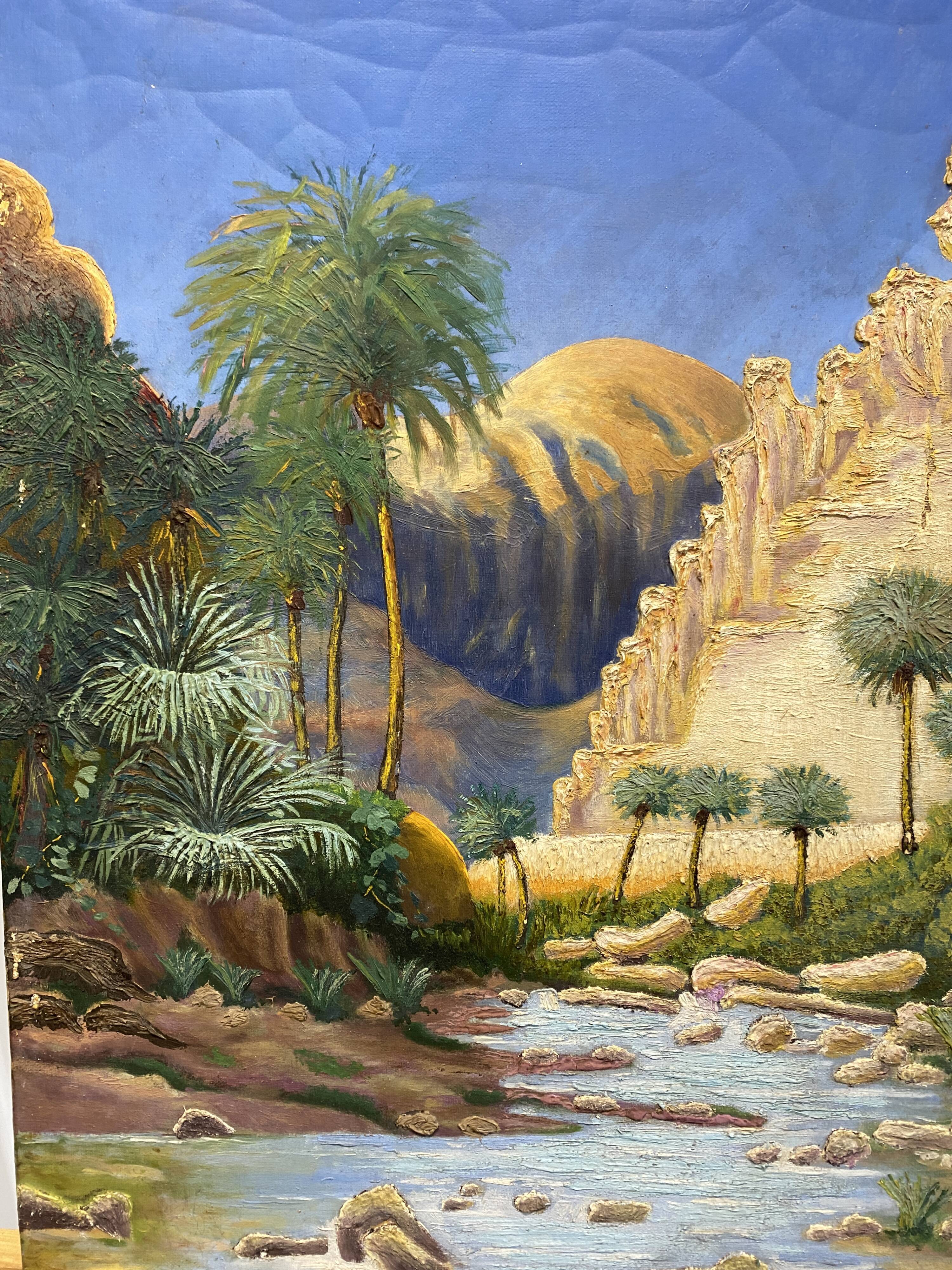 Orientalist painting signed Marchetti