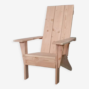 Wooden armchair "Adirondack"