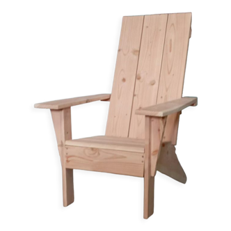 Wooden armchair "Adirondack"