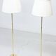 Pair of brass floor lamps by ASEA Belysning, Sweden, 1950s